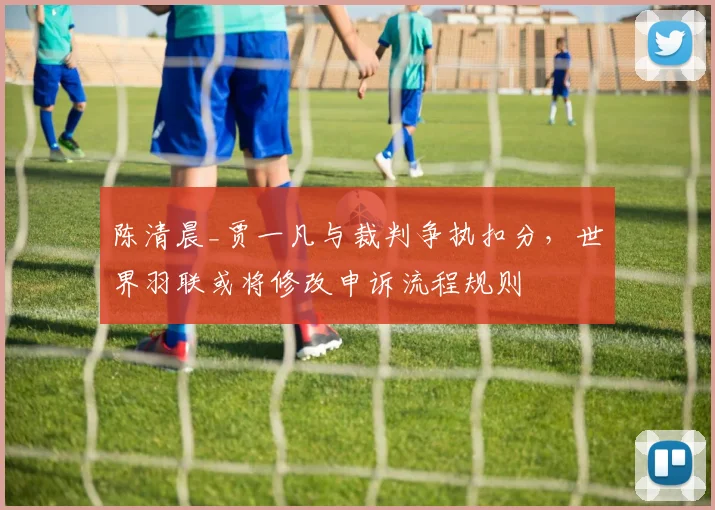 陈清晨_贾一凡与裁判争执扣分,世界羽联或将修改申诉流程规则
